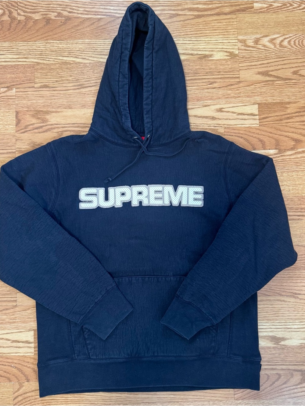 Supreme perforated Hooded sweater